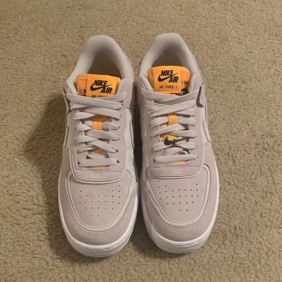 Nike Air Force 1 Shadow Vast Grey Laser Orange (W) - Picture 4 of 7